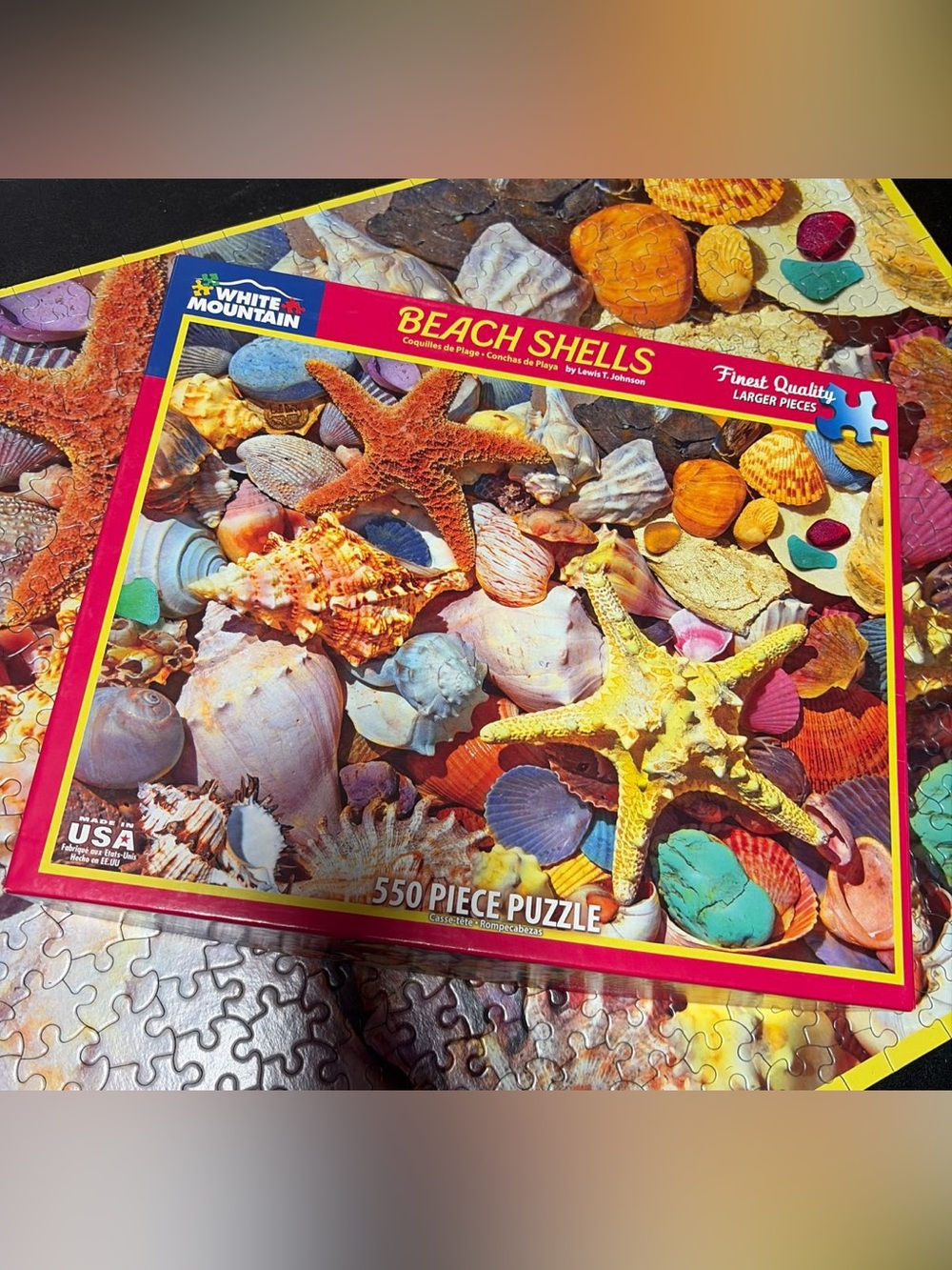 White Mountain Beach Shells Puzzle (2020) 🎨 Lewis T Johnson